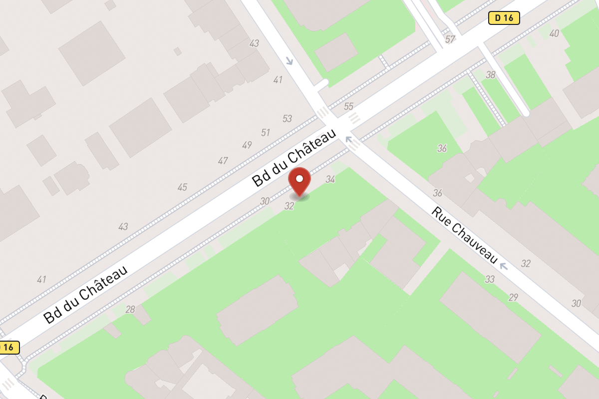 Plan de situation — 32BIS Avenue du Château
