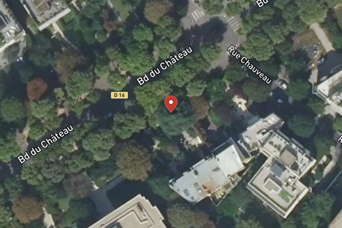 Vue satellite — 32BIS Avenue du Château