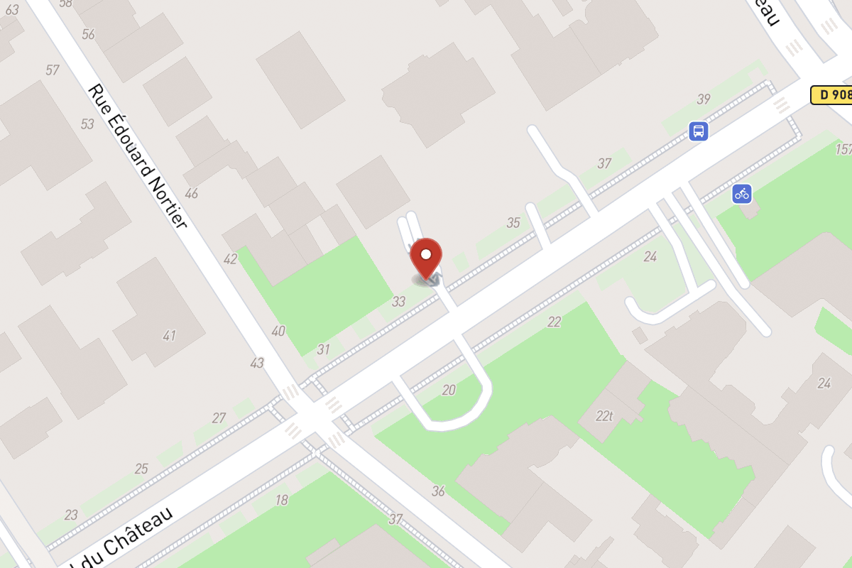 Plan de situation — 33BIS Avenue du Château