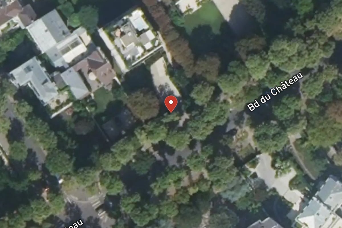 Vue satellite — 33BIS Avenue du Château