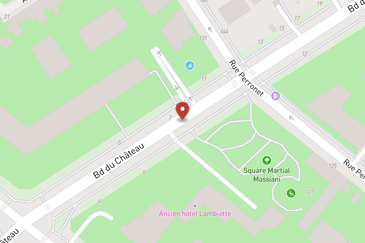 Plan de situation — 33 Avenue du Château