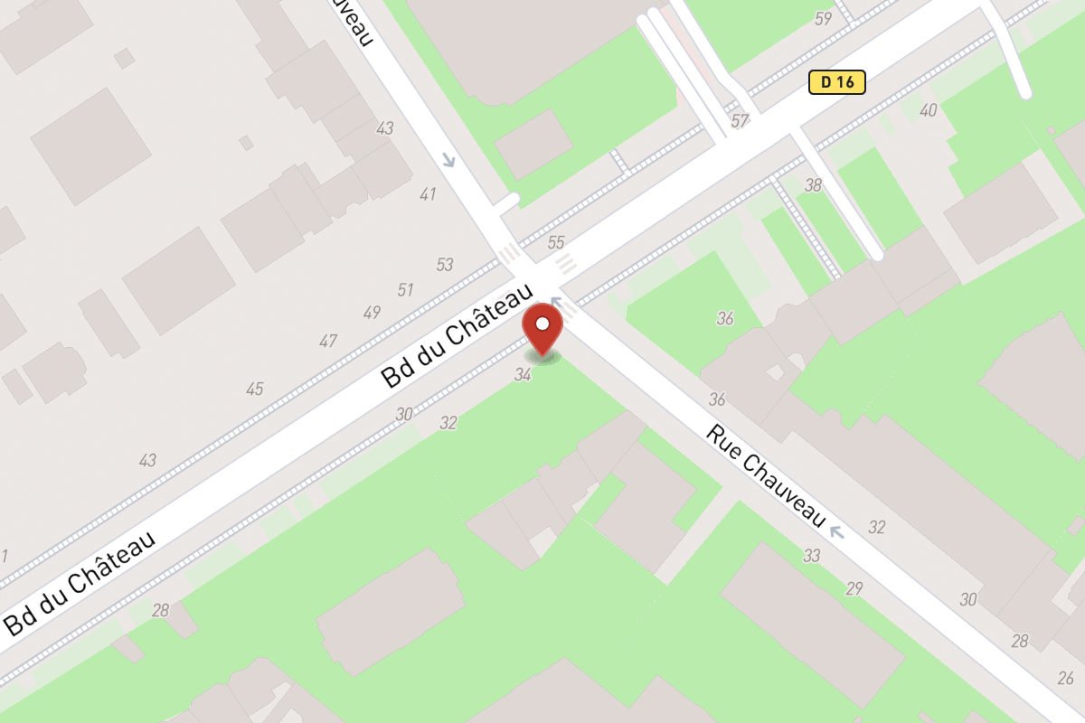 Plan de situation — 34BIS Avenue du Château