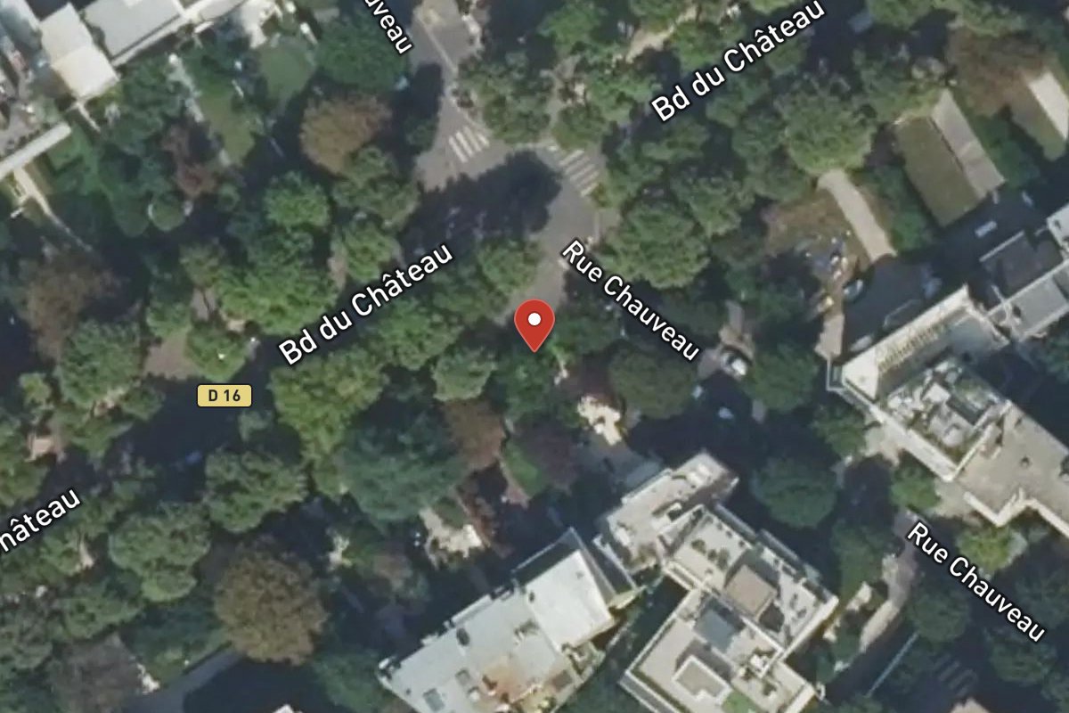 Vue satellite — 34BIS Avenue du Château