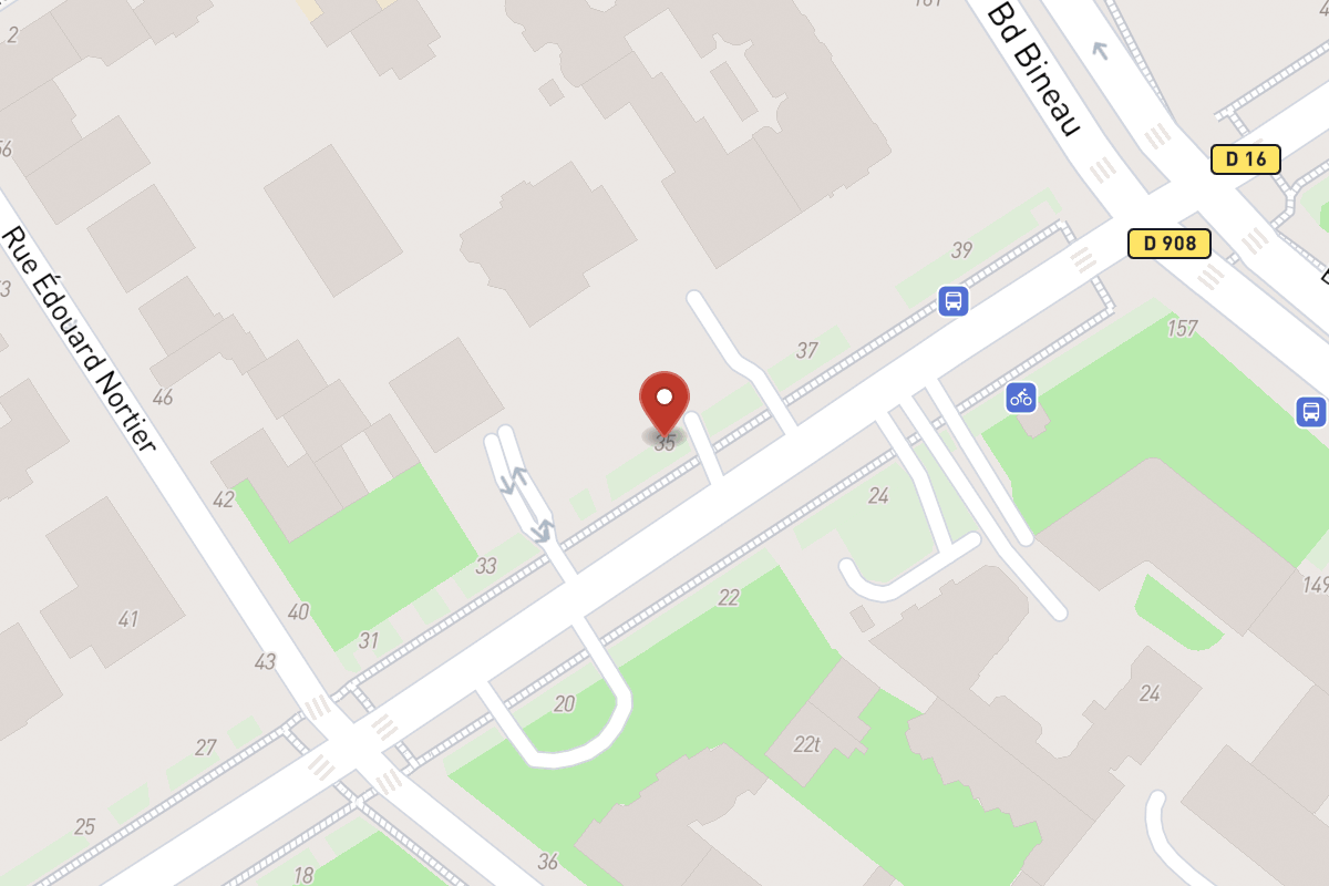 Plan de situation — 35 Avenue du Château