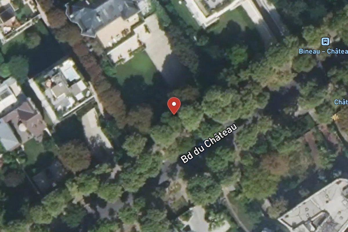 Vue satellite — 35 Avenue du Château