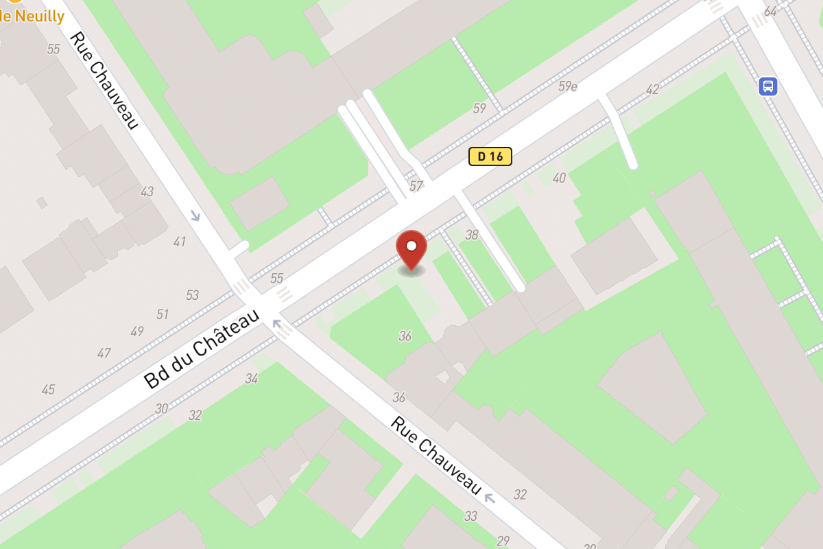 Plan de situation — 36BIS Avenue du Château