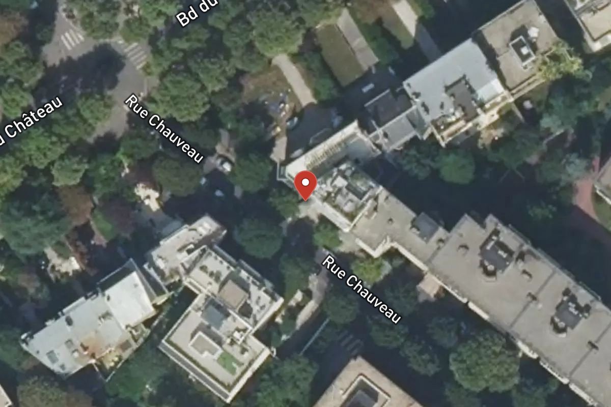 Vue satellite — 36 Avenue du Château