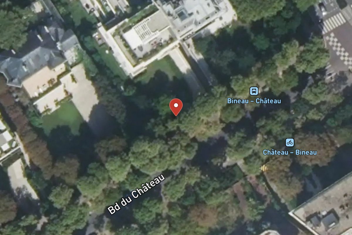 Vue satellite — 37 Avenue du Château