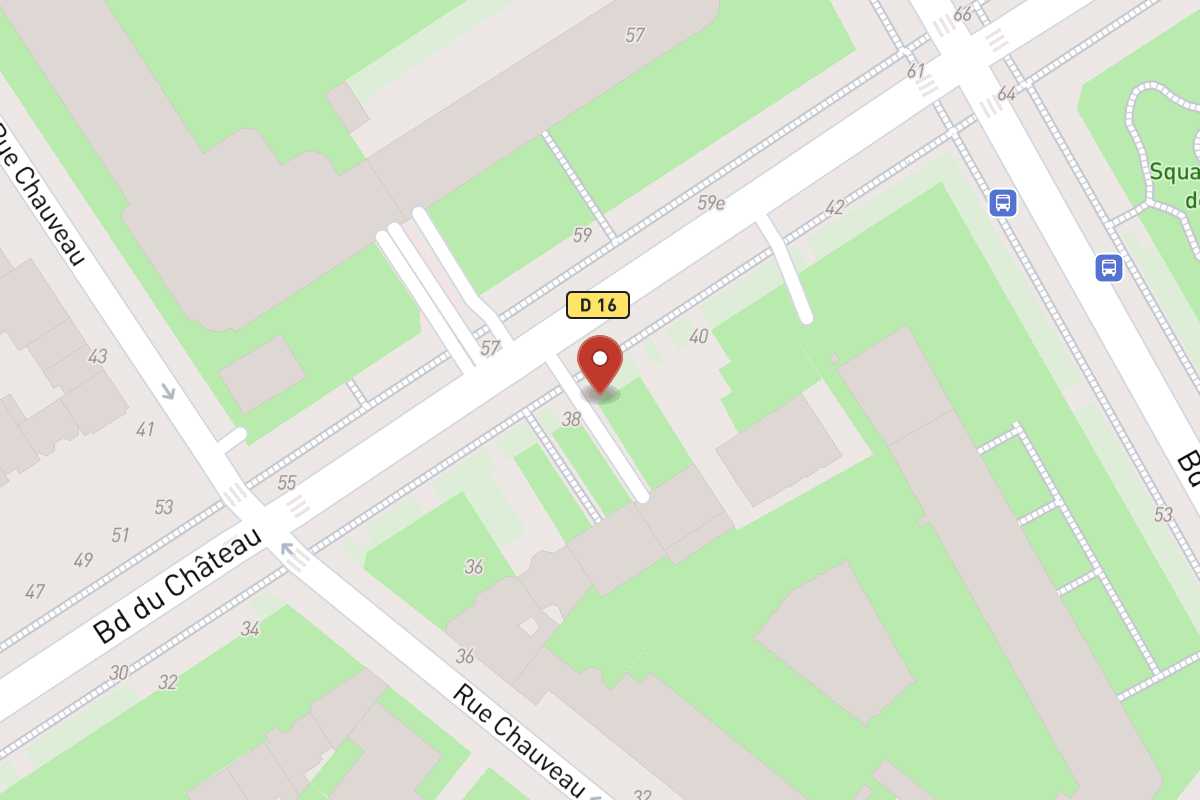 Plan de situation — 38BIS Avenue du Château