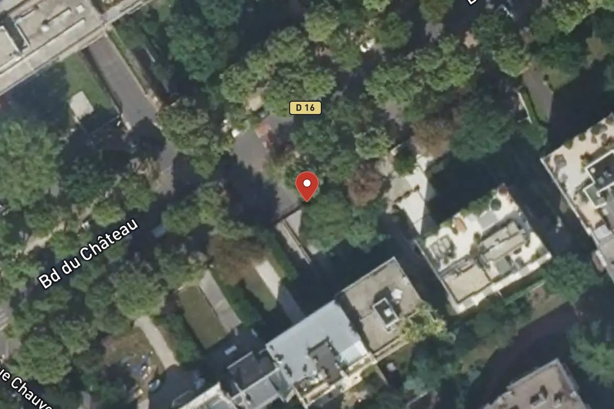 Vue satellite — 38BIS Avenue du Château