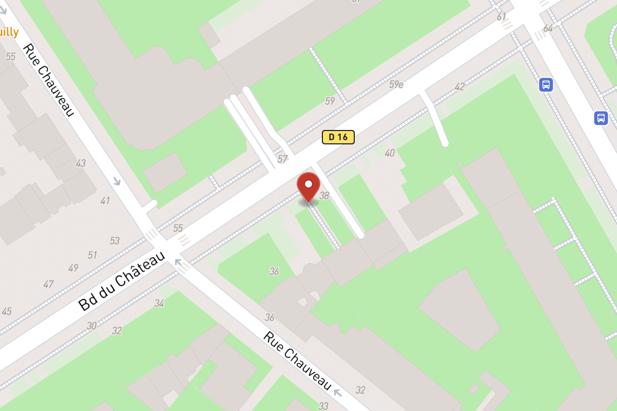 Plan de situation — 38 Avenue du Château
