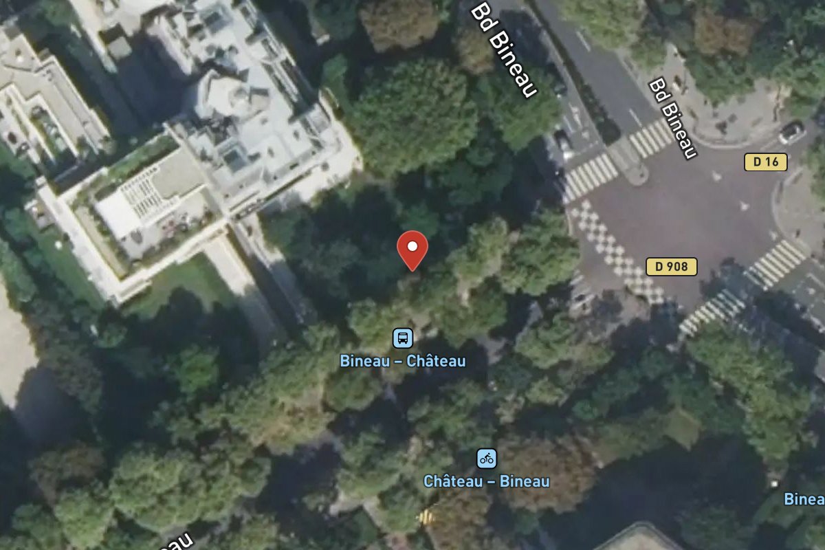 Vue satellite — 39 Avenue du Château