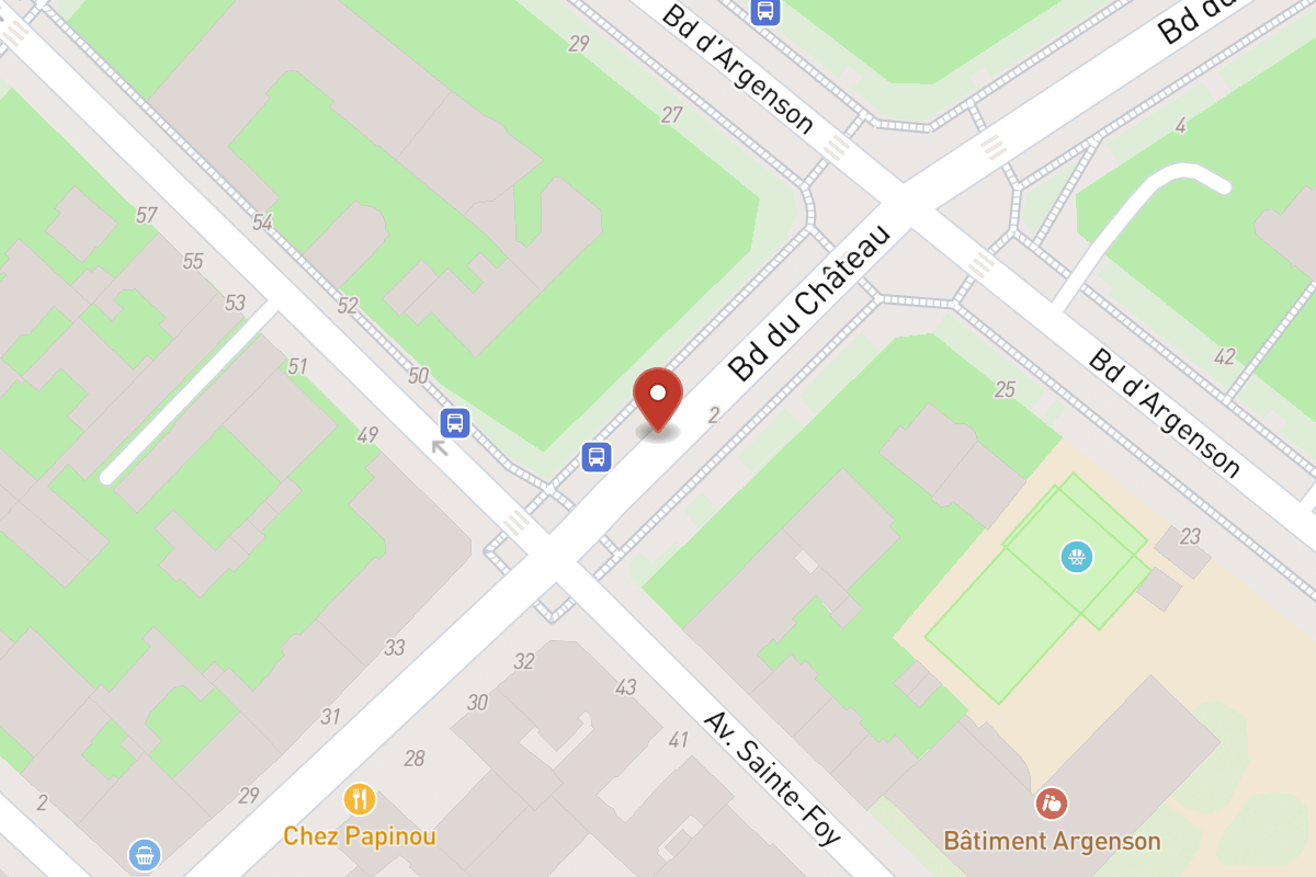 Plan de situation — 3 Avenue du Château