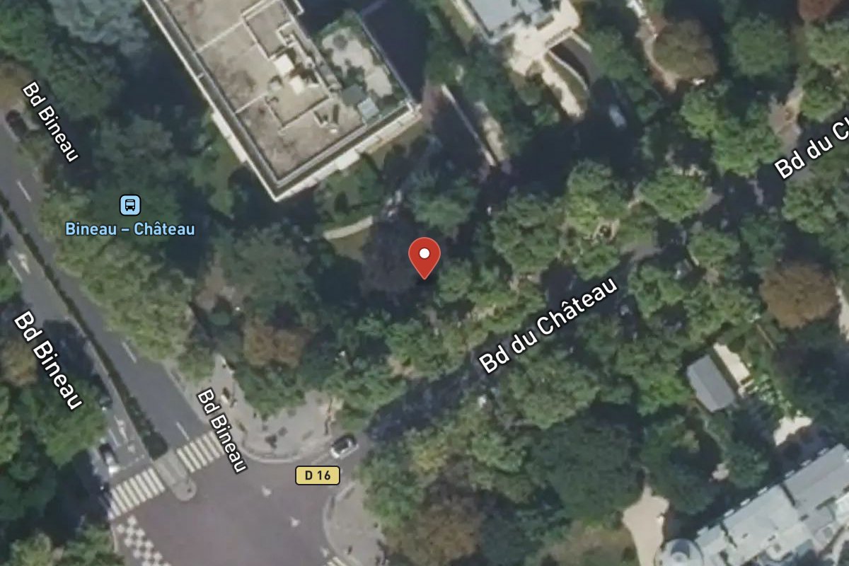Vue satellite — 41 Avenue du Château