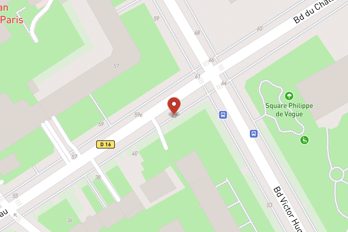 Plan de situation — 42 Avenue du Château