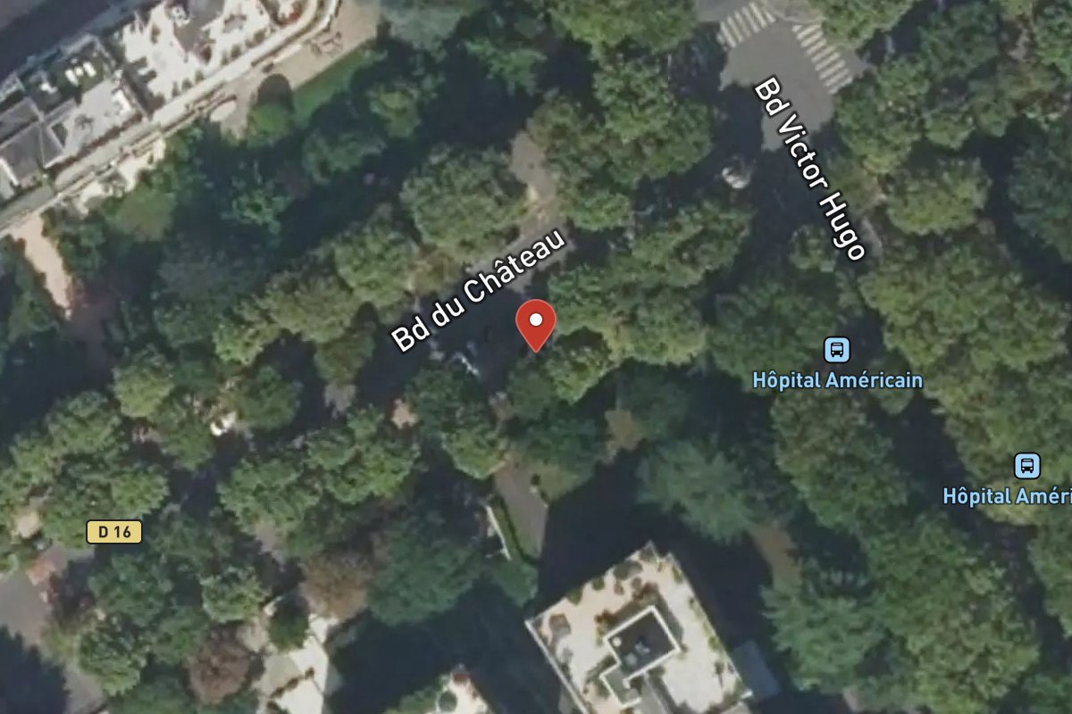 Vue satellite — 42 Avenue du Château