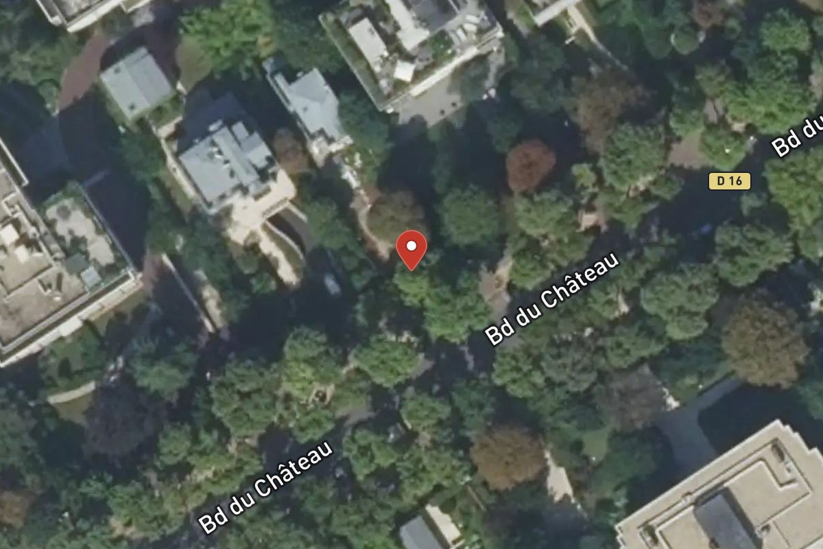 Vue satellite — 43BIS Avenue du Château