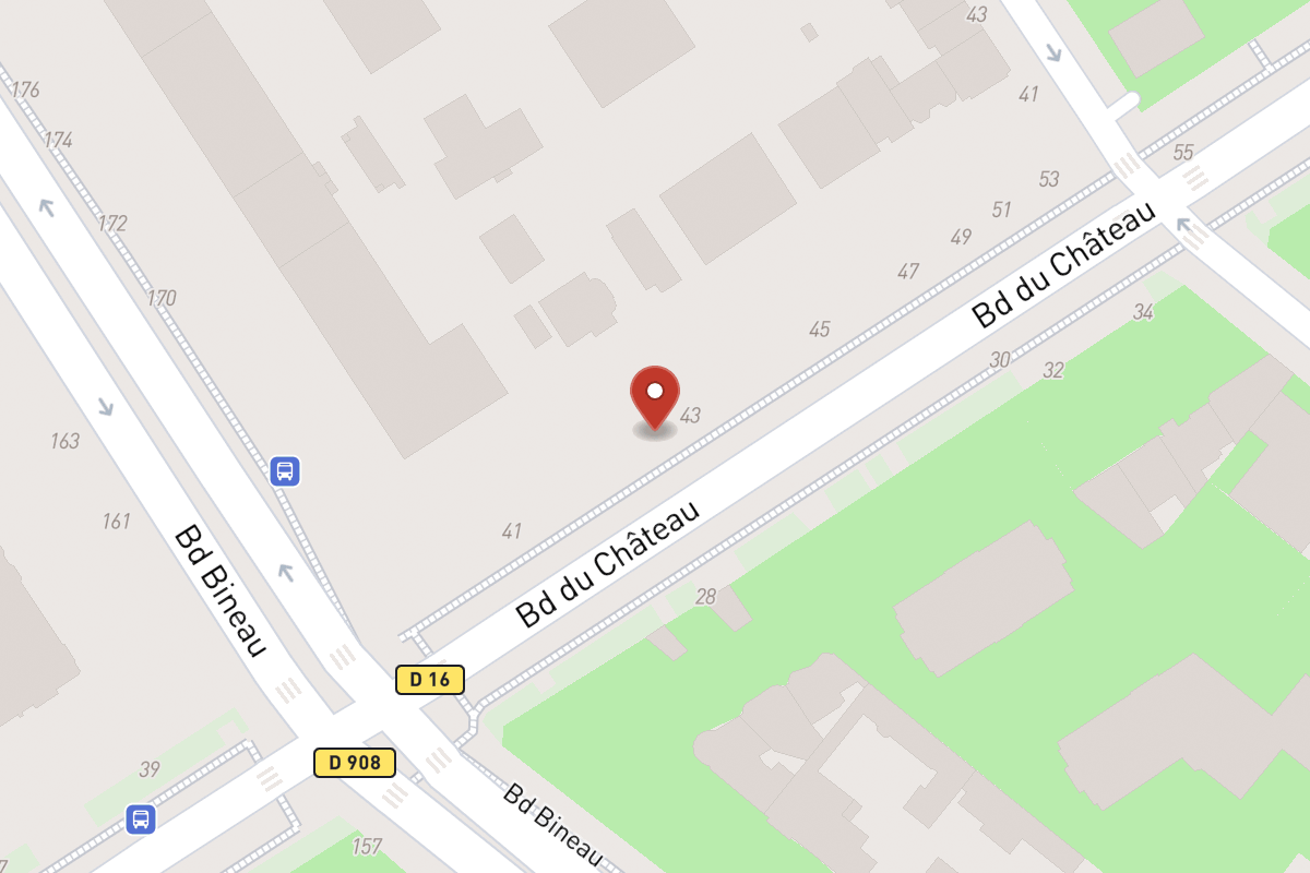 Plan de situation — 43 Avenue du Château