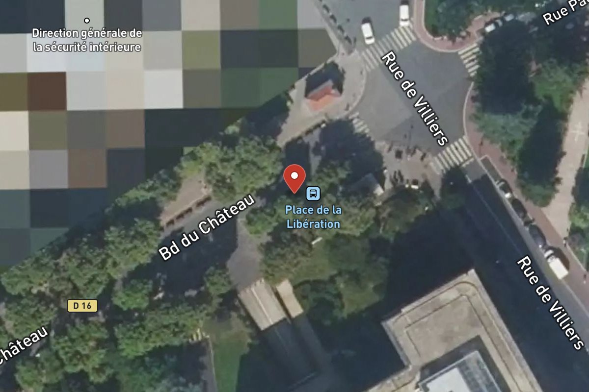 Vue satellite — 44 Avenue du Château