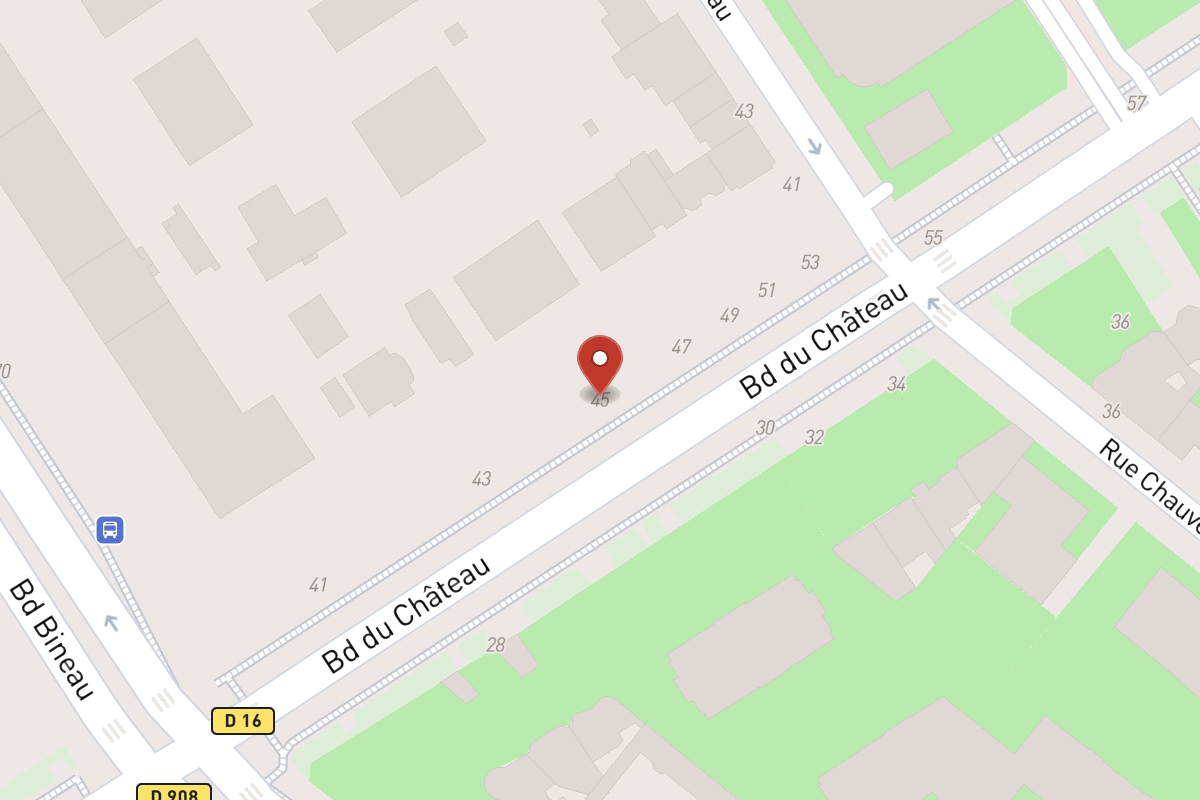Plan de situation — 45 Avenue du Château