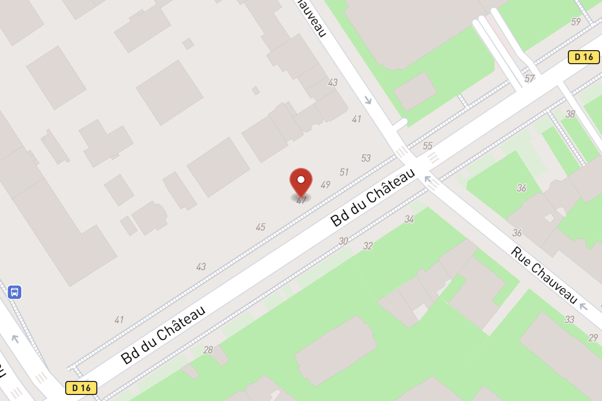 Plan de situation — 47 Avenue du Château