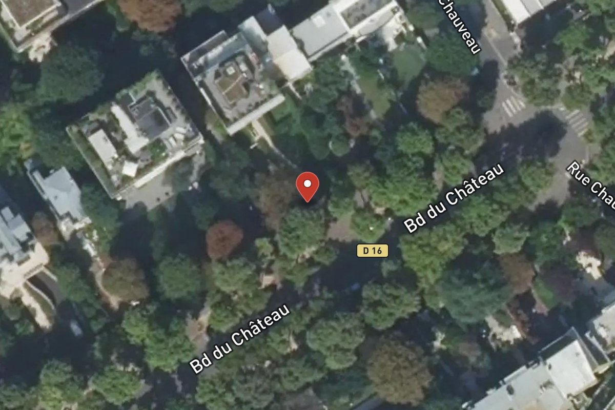 Vue satellite — 47 Avenue du Château