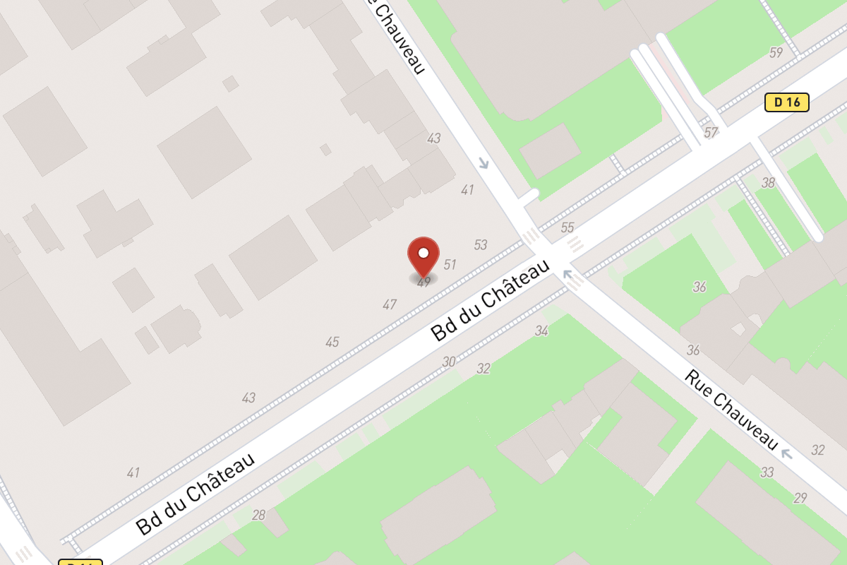 Plan de situation — 49 Avenue du Château