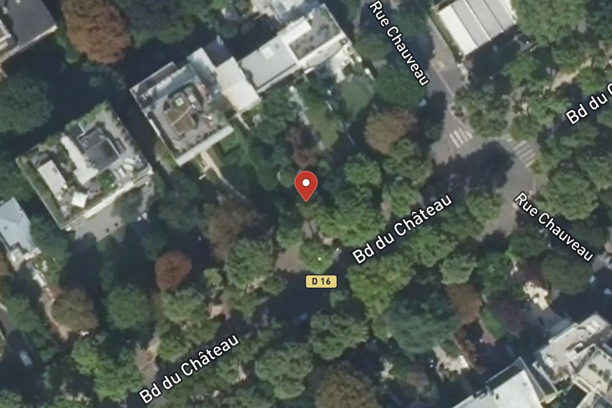 Vue satellite — 49 Avenue du Château