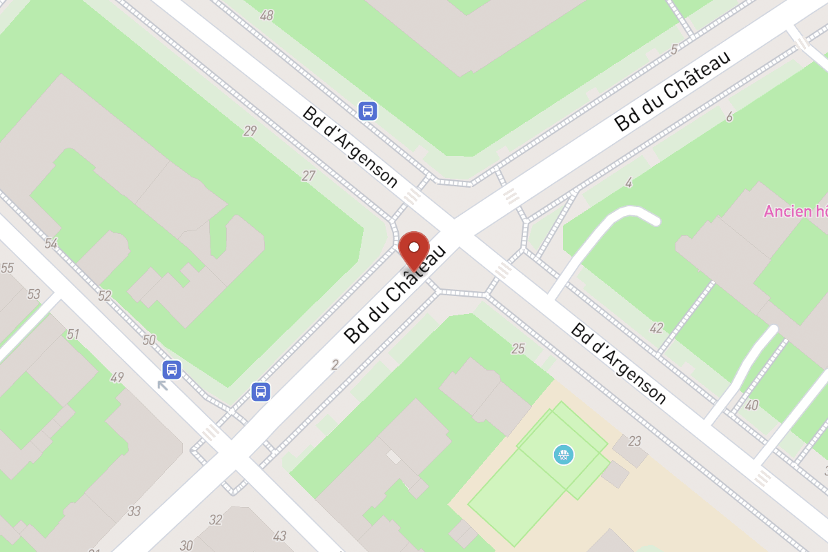 Plan de situation — 4 Avenue du Château