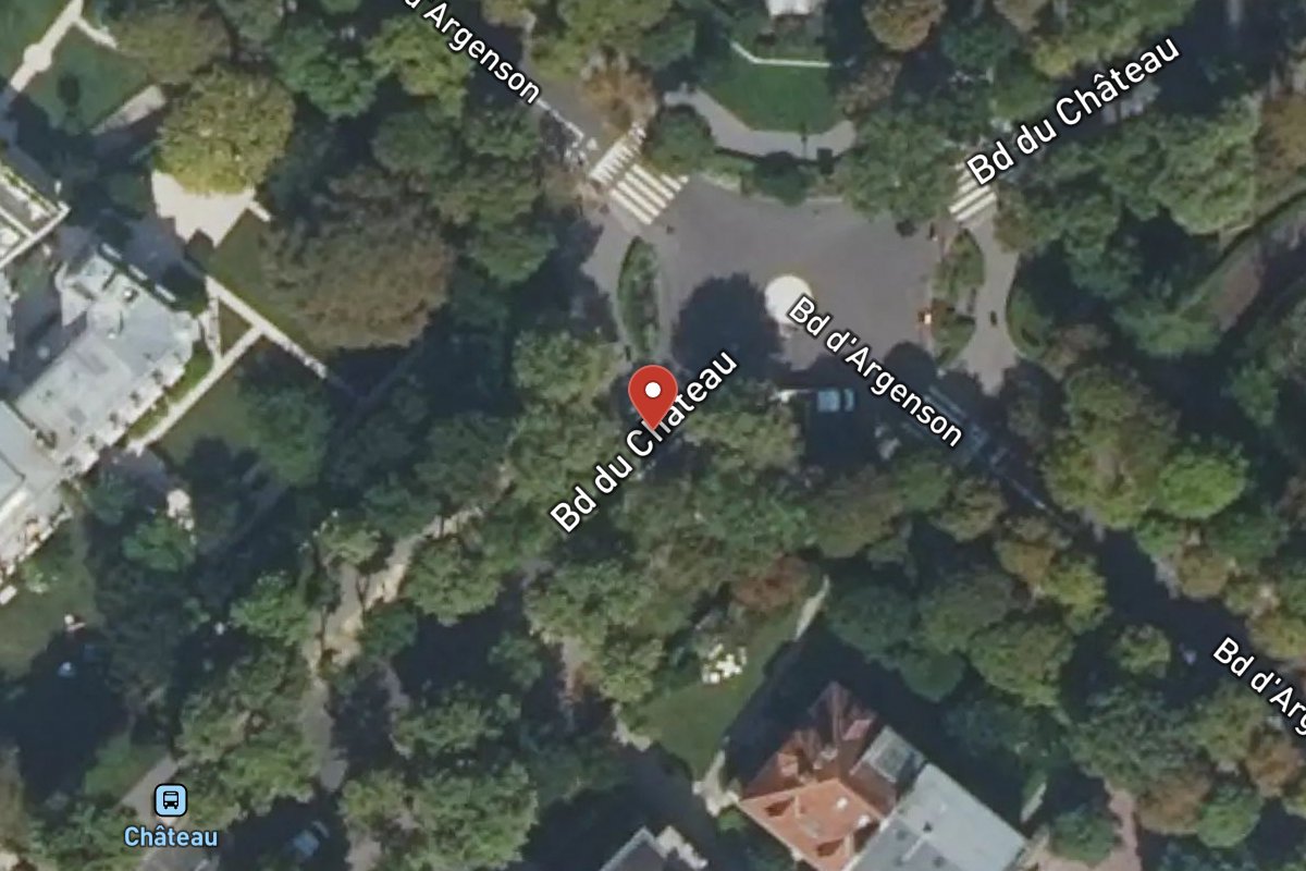 Vue satellite — 4 Avenue du Château