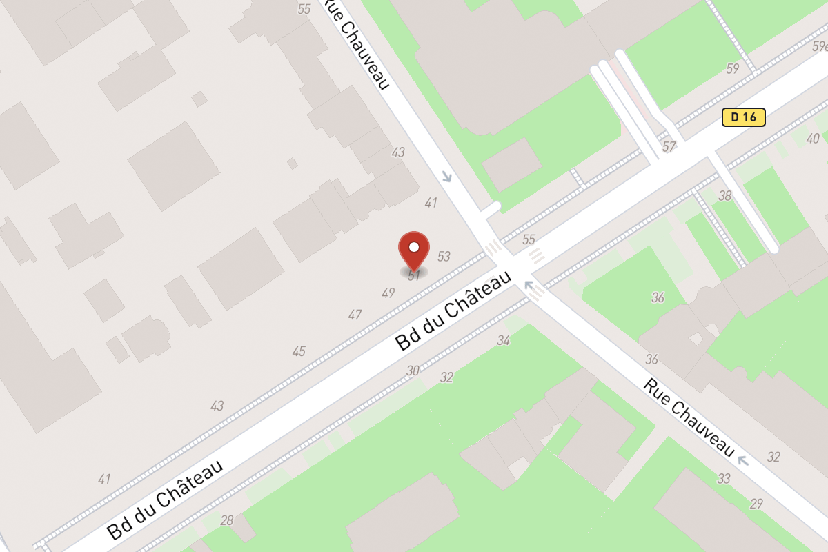 Plan de situation — 51 Avenue du Château