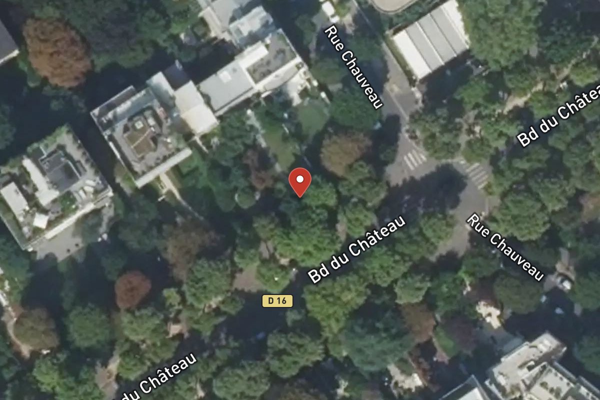 Vue satellite — 51 Avenue du Château