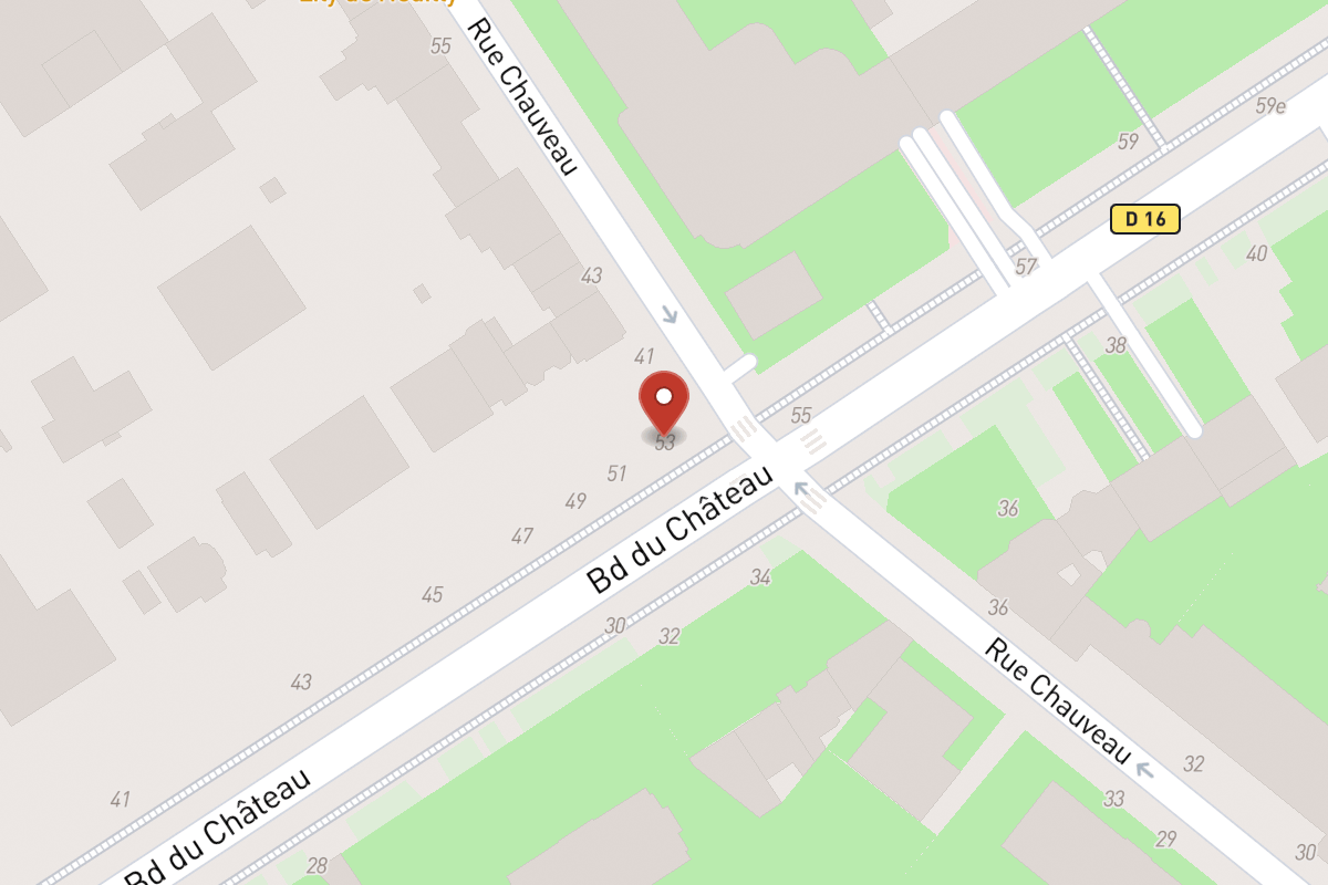 Plan de situation — 53 Avenue du Château