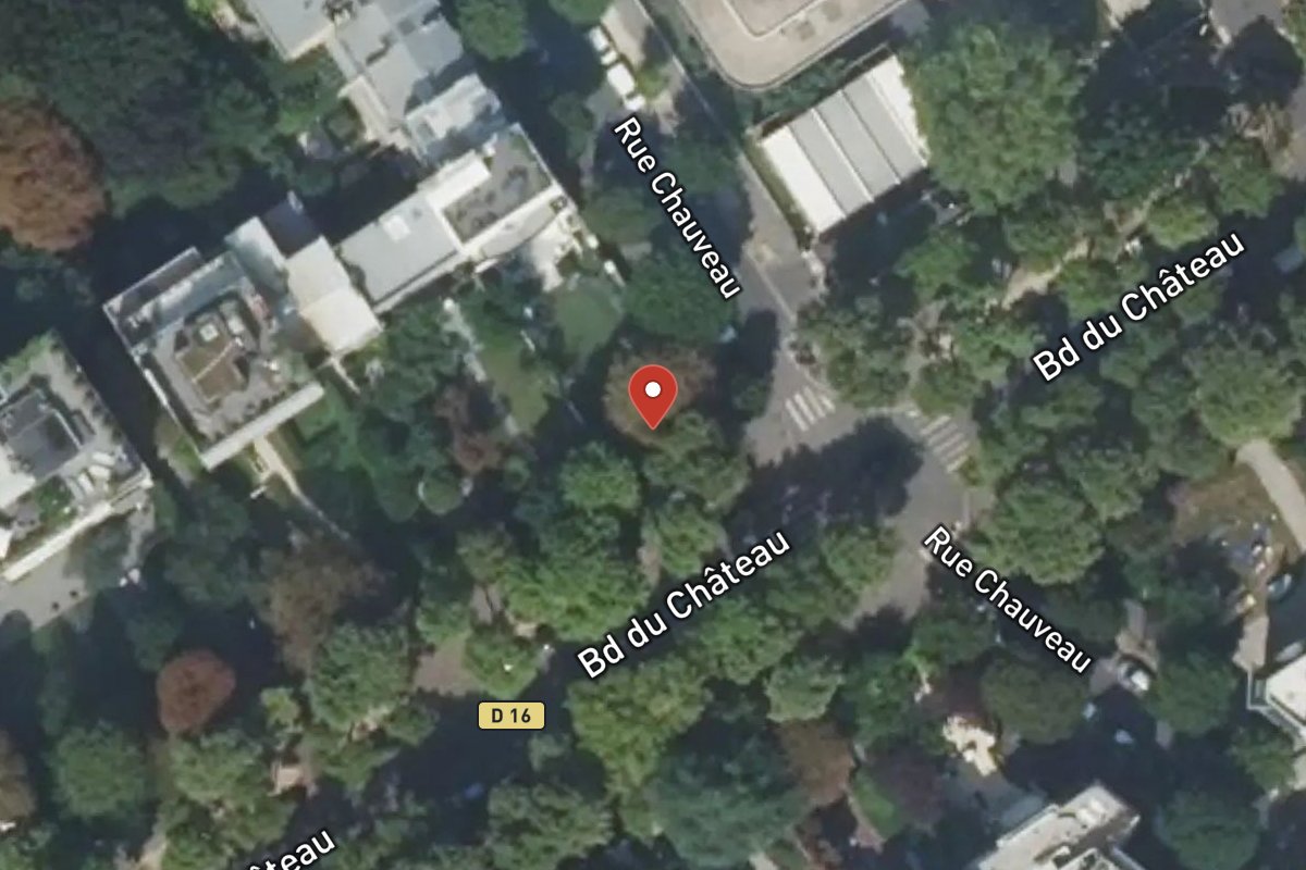 Vue satellite — 53 Avenue du Château