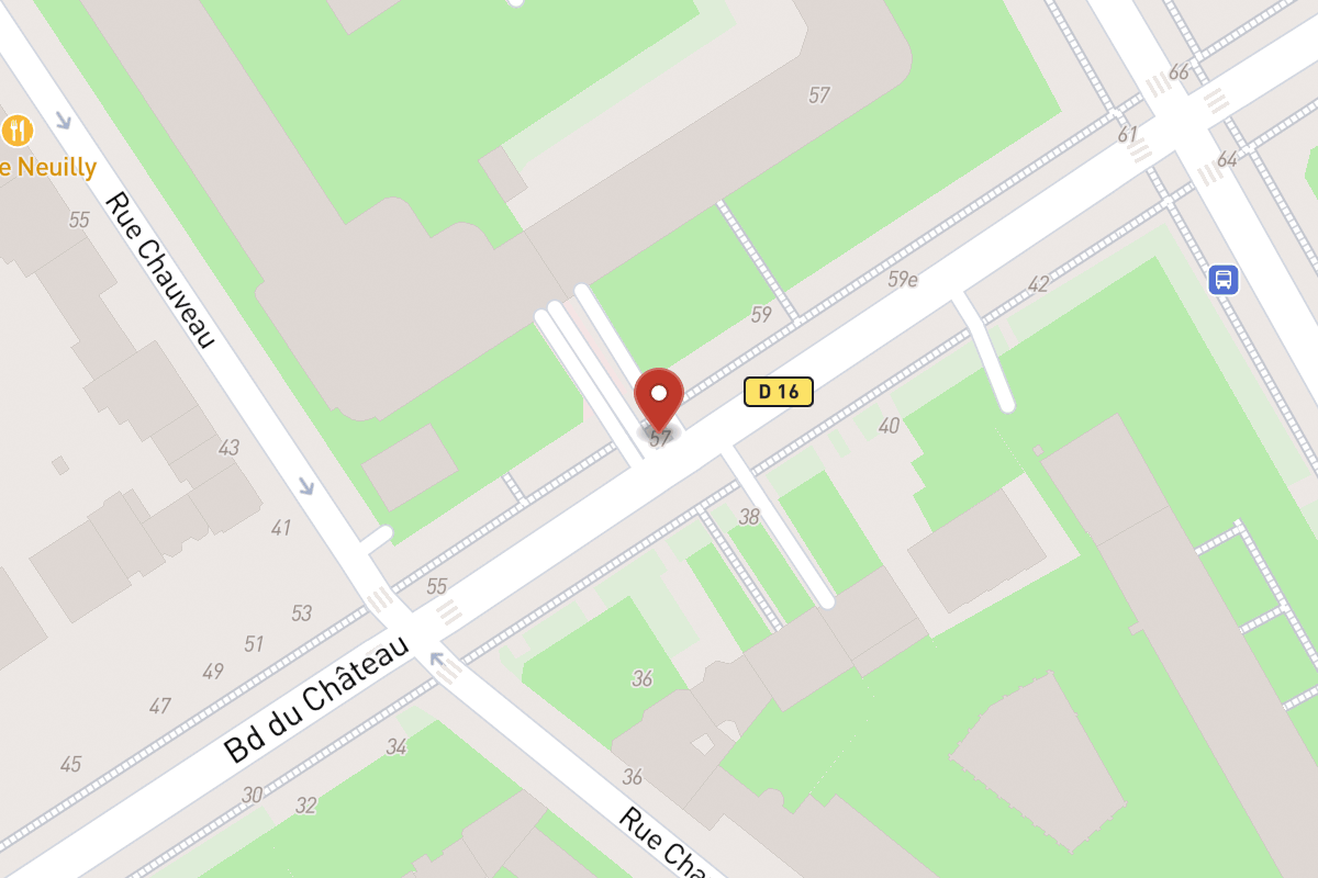 Plan de situation — 57 Avenue du Château