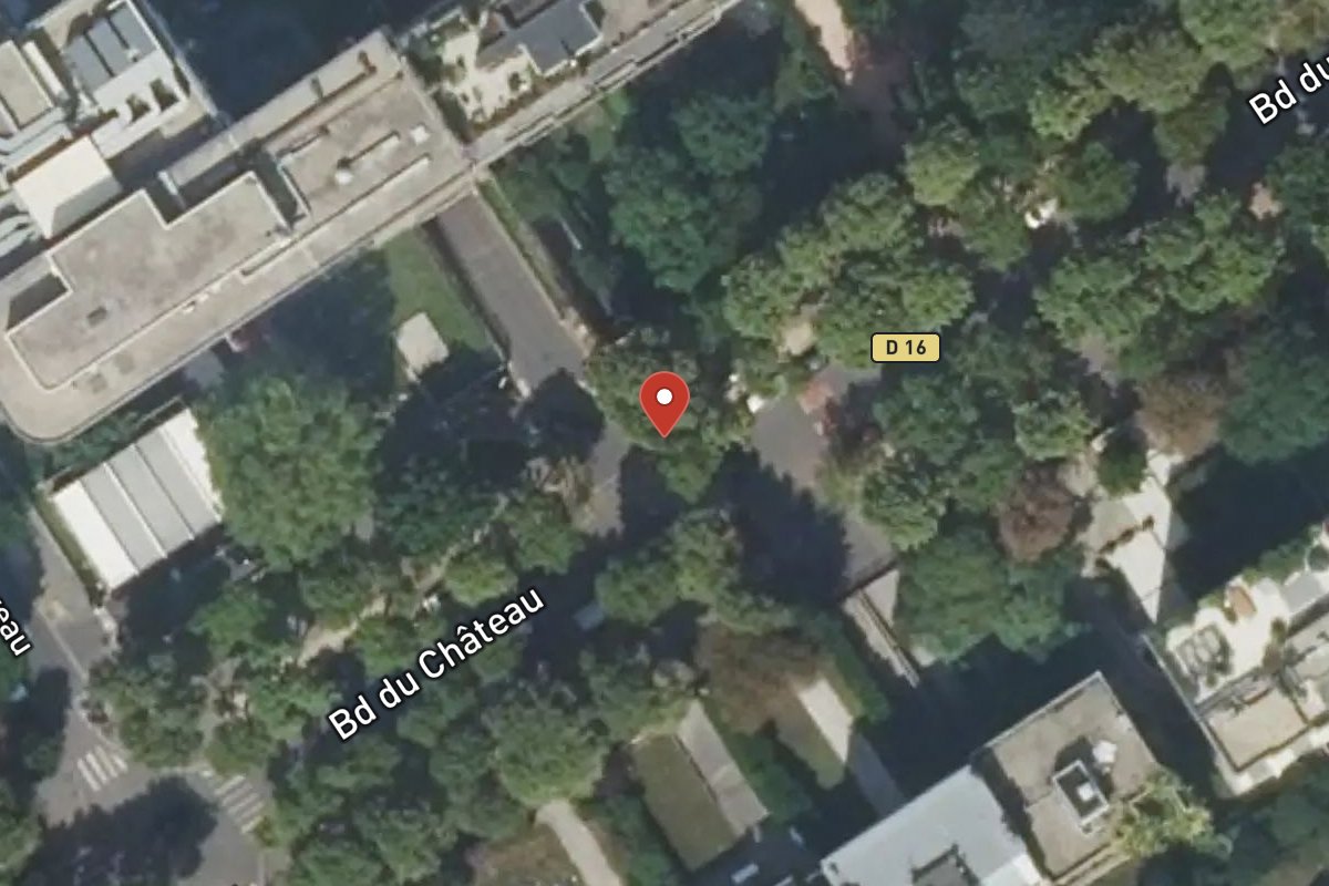 Vue satellite — 57 Avenue du Château