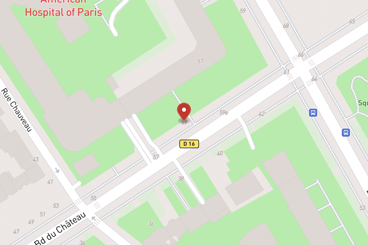 Plan de situation — 59 Avenue du Château