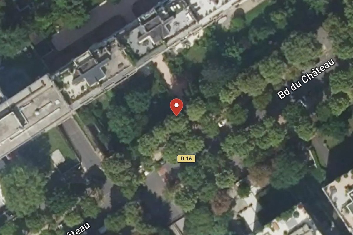 Vue satellite — 59 Avenue du Château