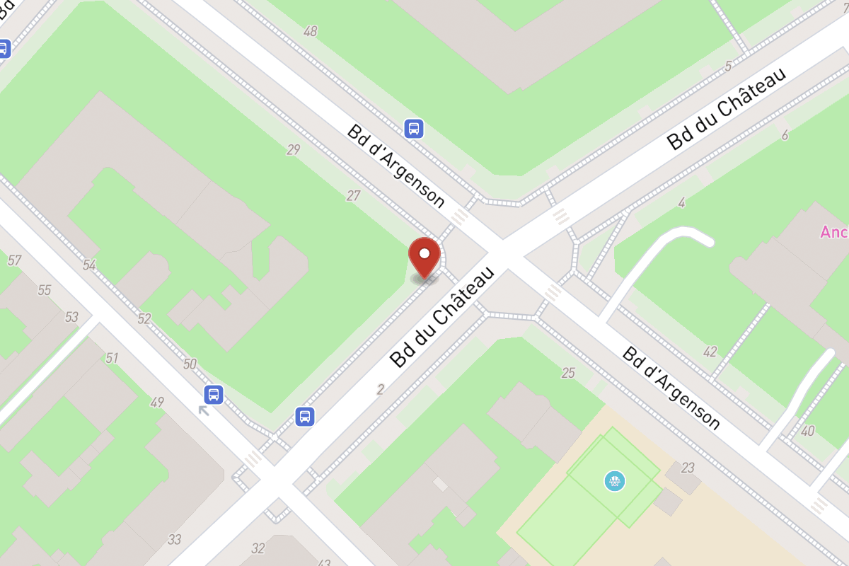 Plan de situation — 5 Avenue du Château