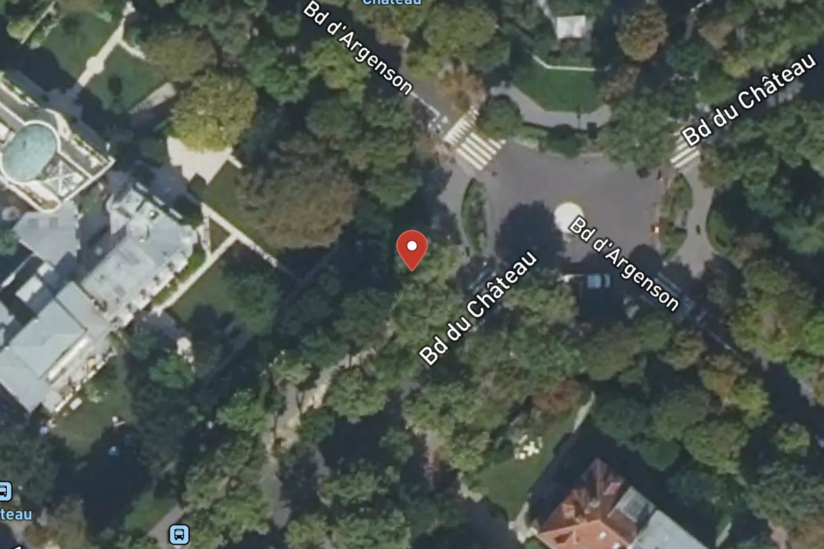 Vue satellite — 5 Avenue du Château