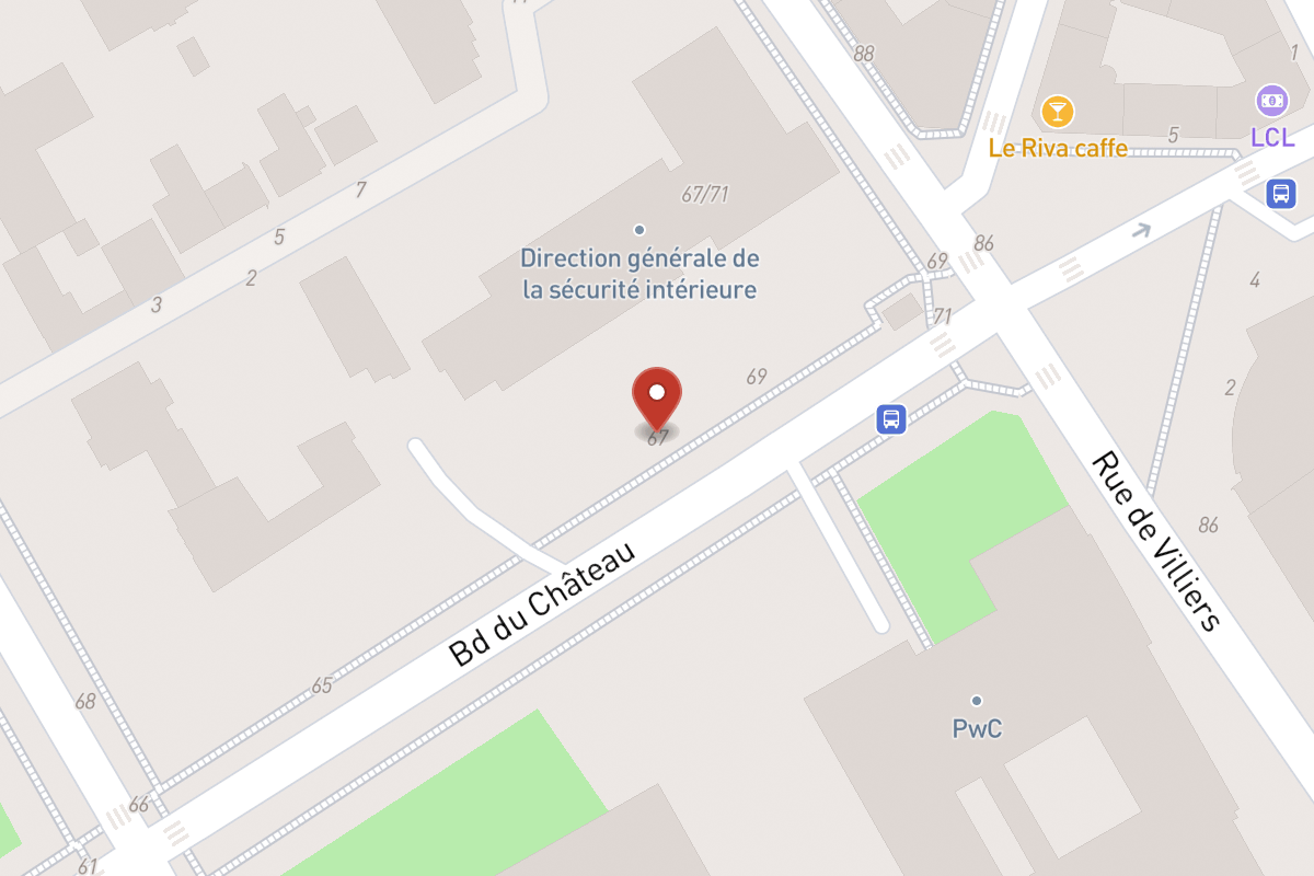 Plan de situation — 67 Avenue du Château