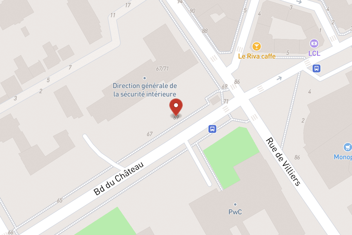 Plan de situation — 69 Avenue du Château