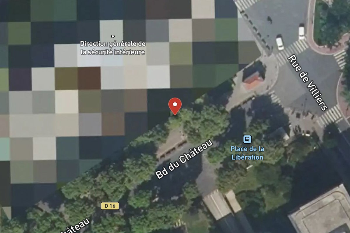 Vue satellite — 69 Avenue du Château