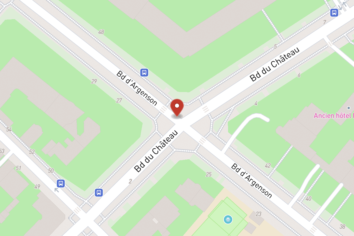 Plan de situation — 6 Avenue du Château