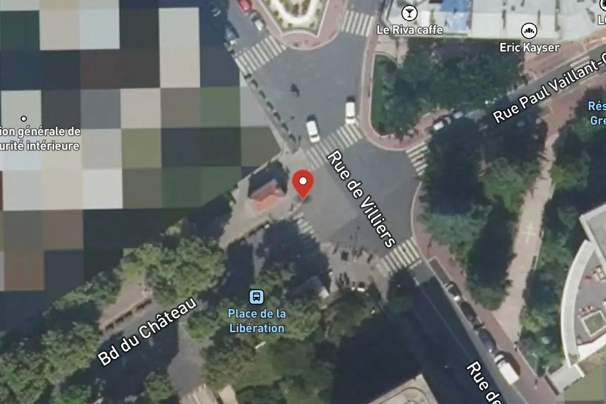Vue satellite — 71 Avenue du Château