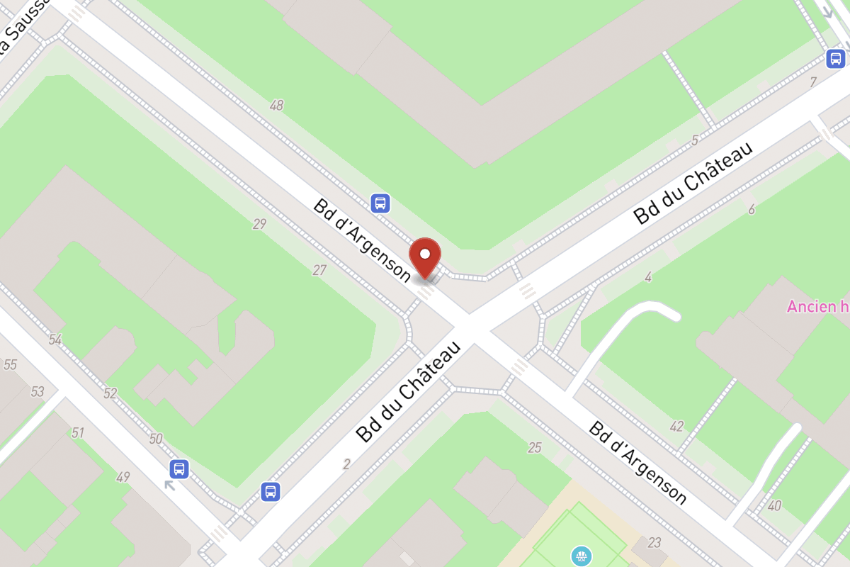 Plan de situation — 7 Avenue du Château