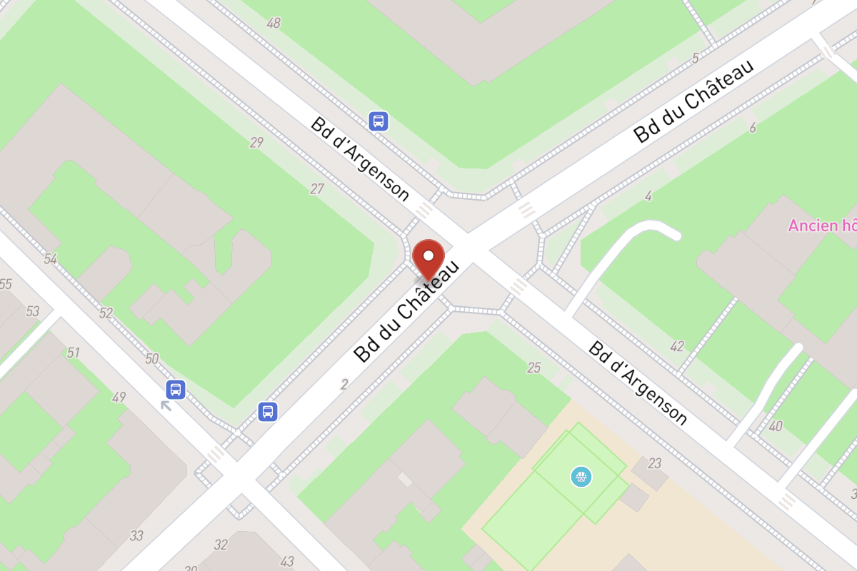Plan de situation — 8 Avenue du Château