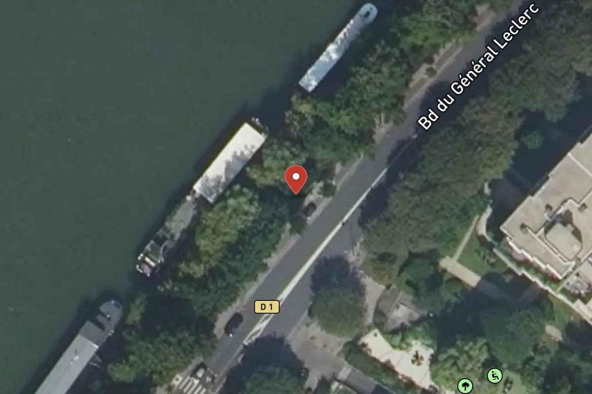 Vue satellite — 17 Avenue du Général Leclerc