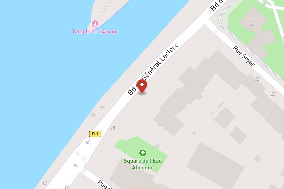 Plan de situation — 20TER Avenue du Général Leclerc