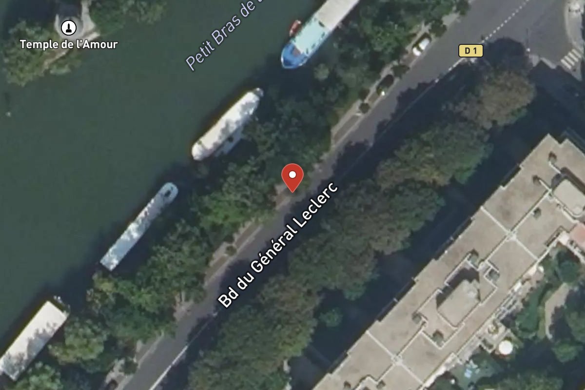 Vue satellite — 21 Avenue du Général Leclerc